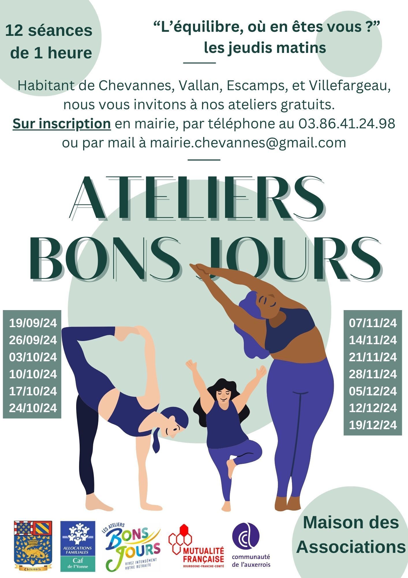 Ateliers Bon jours 2024